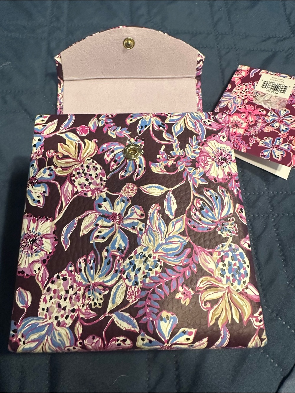 NWT Lilly Pulitzer Floral Jewelry case with 4 separate compartments - Picture 3 of 14